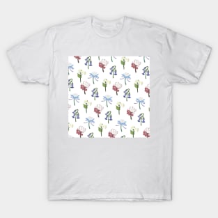 Liyue Flowers Print (White) T-Shirt